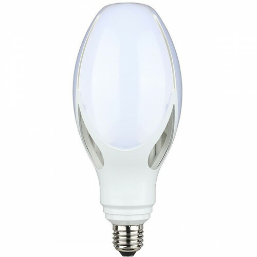 Lampe LED - Viron Anton - Bulb - Douille E27 - 36W - Blanc Neutre 4000K - Mat Blanc - Aluminium - LEDs SAMSUNG