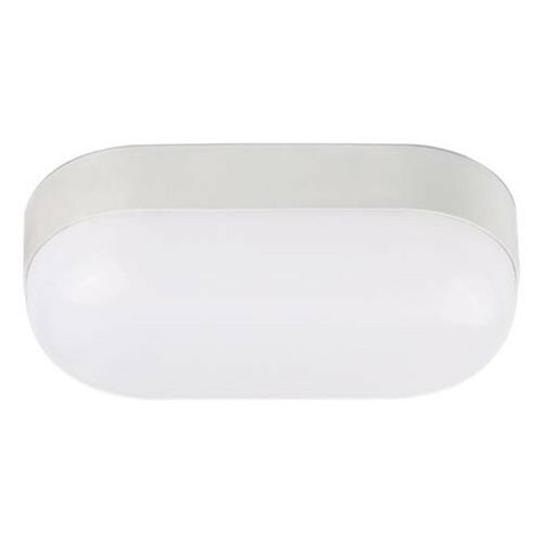 Éclairage de Jardin LED - Lumière Extérieure - Stella 8 - Mur - Plastique Mat Blanc - 8W Blanc Neutre 4200K - Ovale