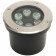 LED Grondspot - Aruz - Inbouw Rond - 6W - Waterdicht IP67 - Natuurlijk Wit 4000K - Rond - Mat Chroom - RVS