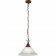 LED Hanglamp - Hangverlichting - Trion Kantra - E27 Fitting - 1-lichts - Rond - Roestkleur Blauw - Aluminium