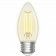 LED Lamp - Smart LED - Aigi Rixona - Bulb C35 - 4.5W - E27 Fitting - Slimme LED - Wifi LED + Bluetooth - Aanpasbare Kleur - Transparant Helder - Glas