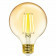 LED Lamp - Smart LED - Aigi Rixona - Bulb G95 - 6W - E27 Fitting - Slimme LED - Wifi LED + Bluetooth - Aanpasbare Kleur - Amber - Glas