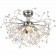 LED Plafondlamp - Plafondverlichting - Trion Guston - E14 Fitting - 4-lichts - Rond - Mat Chroom - Aluminium