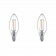 PHILIPS - LED Lamp Filament - Set 2 Stuks - Classic LEDCandle 827 B35 CL - E14 Fitting - 2W - Warm Wit 2700K | Vervangt 25W