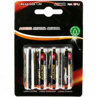 Batterie - Aigi Baty - AA/LR06 - 1.5V - Piles Alcalines - 4 Pièces