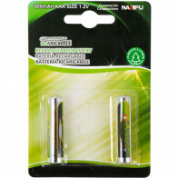 Batterie - Aigi Opy - AAA/HR03 - Rechargeable - 1.2V - Piles Alcalines - 900 mAh - 2 Pièces