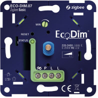 EcoDim - Variateur LED - WiFi Intelligent - ECO-DIM.07 - Variation de Phase en Aval RC - ZigBee Basic - Encastré - Bouton Simple - 0-200W