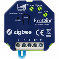 EcoDim - Module Variateur LED Encastré - WiFi Intelligent - ECO-DIM.10 - Variation de Phase en Aval RC - ZigBee - 0-250W