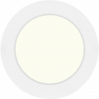 Downlight LED Pro - Aigi Trinko - En Saillie Rond 6W - Blanc Neutre 4000K - Mat Blanc - Plastique