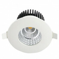 Spot LED - Spot Encastré - Rond 6W - Étanche IP65 - Blanc Neutre 4200K - Mat Blanc Aluminium - Ø90mm