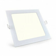 Downlight LED Slim - Aigi - Carré Encastré 6W - Blanc Neutre 4000K - Mat Blanc - 115mm