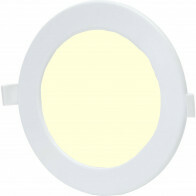 Downlight LED - LED Intelligente - LED Wifi - Aigi Zumba - 12W - Blanc Chaud 3000K - Rond Encastré - Mat Blanc - Aluminium - Ø170mm
