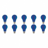 Pack de 10 Lampes LED - Specta - Bleu Coloré - Douille E27 - 3W