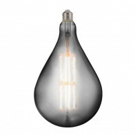 Lampe LED - Design - Torade - Douille E27 - Titane - 8W - Blanc Chaud 2400K