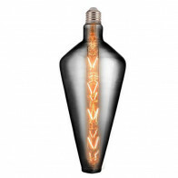 Lampe LED - Design - Panaro - Douille E27 - Titane - 8W - Blanc Chaud 2400K