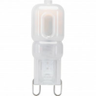 Lampe LED - Douille G9 - Dimmable - 3W - Blanc Chaud 3000K - Blanc Lait | Remplace 32W