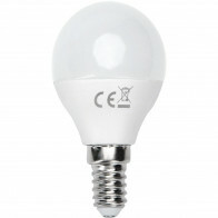 Lampe LED - LED Intelligente - Aigi Kiyona - Bulb G45 - 7W - Douille E14 - LED Wifi - RGB + Couleur de lumière ajustable - Mat Blanc - Verre