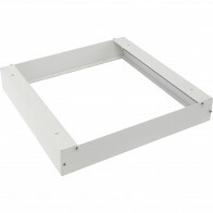 Panneau LED 30x30 - Aigi - Cadre de Saillie - Aluminium - Blanc
