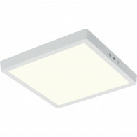 Panneau LED - 30x30 Blanc Neutre 4200K - 28W Montage en Surface Carré - Mat Blanc - Sans Scintillement