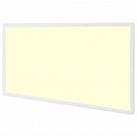 Panneau LED 30x60 - Velvalux Lumis - Panneau LED pour plafond suspendu - Blanc Chaud 3000K - 24W - Encastré - Rectangulaire - Blanc - Sans scintillement