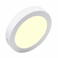 Downlight LED - En Saillie Rond 18W - Blanc Chaud 3000K - Mat Blanc Aluminium - Ø225mm