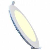 Downlight LED Slim - Rond Encastré 3W - Dimmable - Blanc Chaud 2700K - Mat Blanc Aluminium - Ø83mm