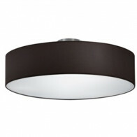 Plafonnier LED - Éclairage de Plafond - Trion Hotia - Douille E27 - 3-lumières - Rond - Mat Noir - Aluminium