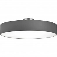 Plafonnier LED - Éclairage de Plafond - Trion Hotia - Douille E27 - 5-lumières - Rond - Mat Gris - Aluminium