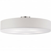 Plafonnier LED - Éclairage de Plafond - Trion Hotia - Douille E27 - 5-lumières - Rond - Mat Blanc - Aluminium