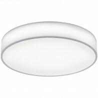 Plafonnier LED - Éclairage de Plafond - Trion Lanago - 42W - Couleur de lumière ajustable - Télécommande - Dimmable - Rond - Mat Blanc - Textile