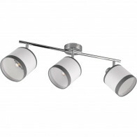 Plafonnier LED - Éclairage de plafond - Trion Vamos - Douille E14 - 3-lumières - Rond - Chrome - Métal - Max 10W