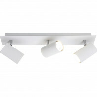 Spot de plafond LED - Trion Mary - Douille GU10 - 3-lumières - Rectangle - Mat Blanc - Aluminium