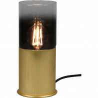 Lampe de Table LED - Éclairage de Table - Trion Roba - Douille E27 - Rond - Mat Or - Aluminium