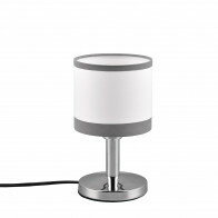 Lampe de table LED - Éclairage de table - Trion Vamos - Douille E14 - Rond - Chrome - Métal