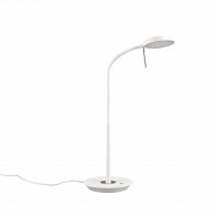 Lampe de table LED - Trion Amon - 12W - Couleur ajustable - Dimmable - Rond - Blanc Mat - Métal