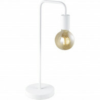 Lampe de bureau LED - Trion Dolla - Douille E27 - Rond - Mat Blanc - Aluminium