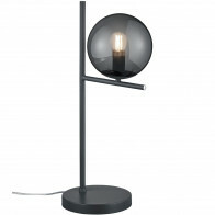 Lampe de Table LED - Trion Pora - Douille E14 - Rond - Mat Anthracite - Aluminium