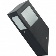 Éclairage de Jardin LED - Lumière Extérieure - Kavy 1 - Mur - Aluminium Mat Noir - E27 - Carré