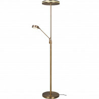 Lampadaire LED - Trion Franco - 41.5W - Couleur de lumière ajustable - Dimmable - Rond - Bronze Ancien - Aluminium