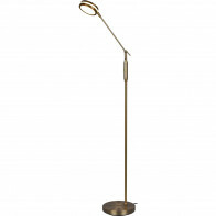 Lampadaire LED - Trion Franco - 6.5W - Couleur de lumière ajustable - Dimmable - Rond - Bronze Ancien - Aluminium