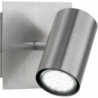 Spot Applique LED - Trion Mary - Douille GU10 - Carré - Mat Nickel - Aluminium
