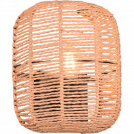Spot Applique LED - Trion Tuna - Douille E27 - 1-lumière - Ovale - Mat Noir - Aluminium
