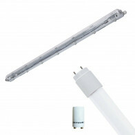Réglette étanche LED avec tube T8 - Velvalux Strela - 120cm - Simple - Connectable - Étanche IP65 - 16W - Blanc Froid/Clair 6400K