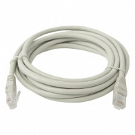 Câble Ethernet - Câble Internet - Aigi Atryn - Câble UTP Cat6 RJ45 - 3 Mètres - Cuivre - Gris