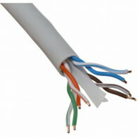 Câble Ethernet - Priso Cata - Boîte UTP Cat6 - 305 Mètres - Âme Rigide - Cuivre - Gris