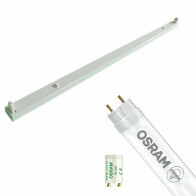 Réglette LED avec Tube T8 - OSRAM SubstiTUBE Value EM 830 - Aigi Dybolo - 120cm Simple - 16.2W - Blanc Chaud 3000K