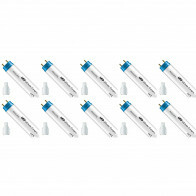 PHILIPS - Pack de 10 Tubes LED T8 avec Starter - CorePro LEDtube EM 840 - 120cm - 14.5W - Blanc Neutre 4000K | Remplace 36W