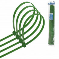 Attaches de Câble - Collier de serrage - Aigi Tie - 7.2x500mm - Vert - 20 Pièces