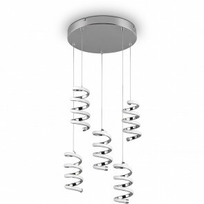 LED Hanglamp - Hangverlichting - Trion Zanda - E27 Fitting - 3-lichts - Rond - Mat Zwart - Aluminium