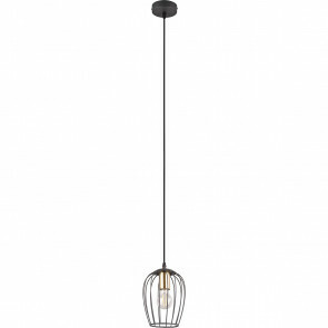 LED Hanglamp - Hangverlichting - Trion Vito - E27 Fitting - Rond - Oud Brons - Aluminium